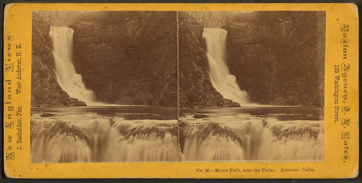 Moxie Falls, near the Forks. Kennebec Valley, by John Bachelder.jpg
